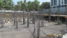 Project Live Status of joyalukkas gold tower