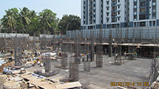 Project Live Status of joyalukkas gold tower