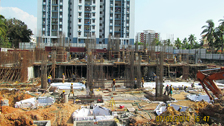 Project Live Status of joyalukkas gold tower