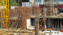 Project Live Status of joyalukkas gold tower