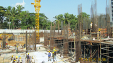 Project Live Status of joyalukkas gold tower