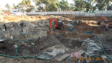 Project Live Status of gold tower near palarivattom cochin