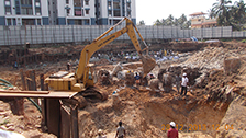 Project Live Status of gold tower near palarivattom vazhakkala