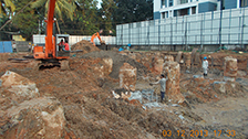 Project Live Status of gold tower near palarivattom